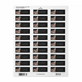 Moderne Schreibmaschine | Schwarz mit Foto (Vorne)