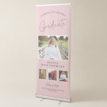 Moderne Schrift 4 Foto Gratulations-Absolvent