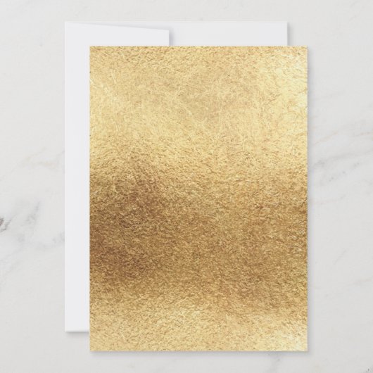 Moderne Schrift-Abschluss in Grün und Gold (Rückseite)