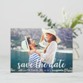 Moderne Schrift | ANKÜNDIGUNG DATUM FREIHALTEN FOT (Stehend Vorderseite)