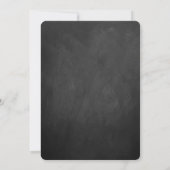 Moderne Schrift | Benutzerdefiniertes Foto Save th The Date (Rückseite)