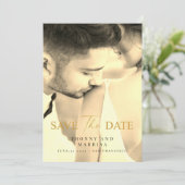 Moderne Schrift | Benutzerdefiniertes Foto Speiche Einladung (Stehend Vorderseite)