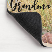 Moderne Schrift Best Grandma Ever Foto Mousepad (Ecke)