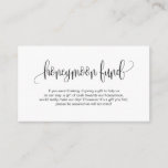 Moderne Schrift, Black Schriftart, Hochzeitsfliege Begleitkarte<br><div class="desc">Das ist das moderne elegante Romantik-Drehbuch,  Black Kalligraphy,  Wedding Enclosure Card. Sie können die Farben des Schriftartes ändern und Ihre Hochzeitsdetails in den entsprechenden Schriftart / Schrift hinzufügen.#TeeshaDerrick</div>