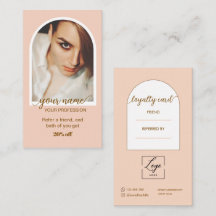 Moderne Schrift-Bogen-Pink-Foto-Logo