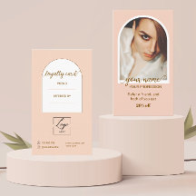 Moderne Schrift-Bogen-Pink-Foto-Logo