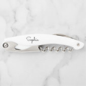 Moderne Schrift Brautjungfer Vorschlag Geschenk Br Kellnermesser (Vorderseite)