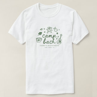 Moderne Schrift Camp Junggesellinnenabschied Custo T-Shirt