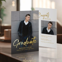 Moderne Schrift Casual Foto-Abschluss 