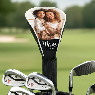 Moderne Schrift Datum Stilvoll Mama Golf Headcover