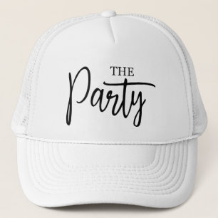 Moderne Schrift Die Party Junggesellinnenabschied Truckerkappe