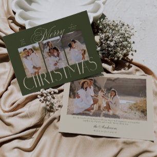 Moderne Schrift Elegantes Frohe Weihnachten 4 Foto