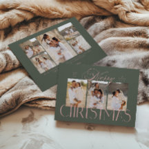 Moderne Schrift Elegantes Frohe Weihnachten 8 Foto