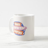 Moderne Schrift Fett Ästhetik / Trendiger Kaffeebe Kaffeetasse (Vorderseite Links)