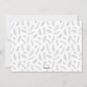 Moderne Schrift Frohe Weihnachten Big Foto Holiday (Rückseite)