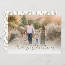 Moderne Schrift Frohe Weihnachten Große Foto