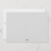 Moderne Schrift Frohe Weihnachten Große Foto (Rückseite)