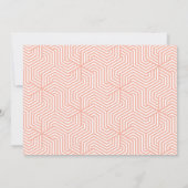 Moderne Schrift & geometrische Darstellung zum ein (Rückseite)