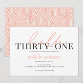 Moderne Schrift & geometrische Darstellung zum ein (Vorne/Hinten)