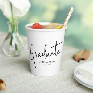 Moderne Schrift Graduierte Einfache Graduierung Pappbecher