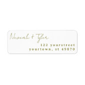 Moderne Schrift Hochzeit (Vorne)