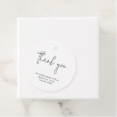 Moderne Schrift Hochzeit Geschenkanhänger (Beispiel)