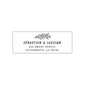 Moderne Schrift Hochzeit Permastempel (Design)