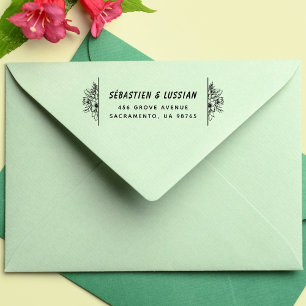 Moderne Schrift Hochzeit Permastempel