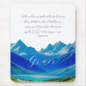 Moderne Schrift Isaiah 54:10 Mousepad (Vorne)
