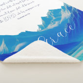 Moderne Schrift Isaiah 54:10 Sherpadecke (3/4)