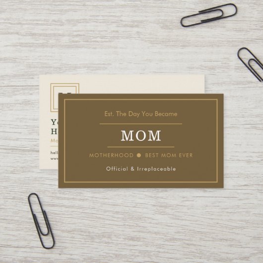 Moderne Schrift	Lustige Einladung | beste Mutter ü (Vorderseite/Rückseite Beispiel)