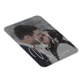 Moderne Schrift machen wir | Romantisches Foto Sav Magnet (Rechte Seite)