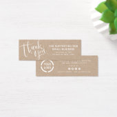 Moderne Schrift mit Logo-Geschäft danke einfügen (Schreibtisch)