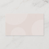 Moderne Schrift Rosa Baby Shower QR-Code-Geschenkl Begleitkarte (Rückseite)