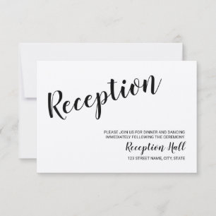 Moderne Schrift Rustikales Kraftpapier Hochzeitsem Einladung