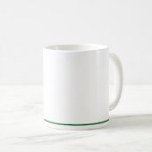 Moderne Schrift saubere Gartencafétasse Kaffeetasse (VorderseiteRechts)