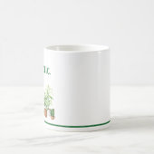 Moderne Schrift saubere Gartencafétasse Kaffeetasse (Mittel)