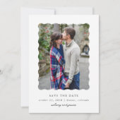 Moderne Schrift Save The Date (Vorderseite)