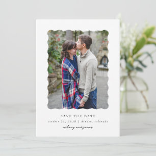 Moderne Schrift Save The Date