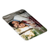 Moderne Schrift | SAVE THE DATE FOTO Magnet (Rechte Seite)