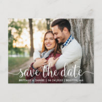 Moderne Schrift | Save the Date Foto