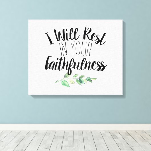 Moderne Schriftart Bibel Verse Scripte Leinwanddruck (Insitu (Holzboden))