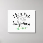 Moderne Schriftart Bibel Verse Scripte Leinwanddruck (Vorderseite)