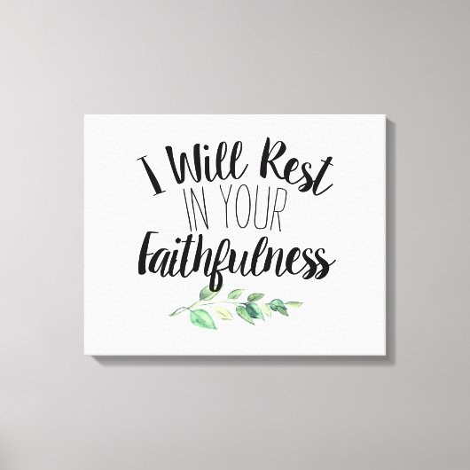 Moderne Schriftart Bibel Verse Scripte Leinwanddruck (Vorderseite)