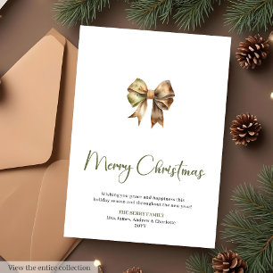 Moderne Schriftart Font Cozy Weihnachtsgrußkarte Feiertagskarte