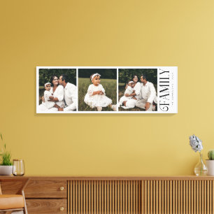 Moderne Schriftfamilie Benutzerdefiniert 3 Fotos N Leinwanddruck