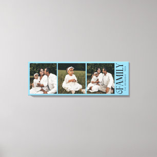 Moderne Schriftfamilie Benutzerdefiniert 3 Fotos N Leinwanddruck
