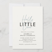 Moderne Schrifttypografie hallo Kleine (Vorderseite)
