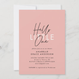 Moderne Schrifttypografie hallo Kleine