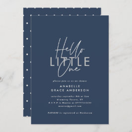 Moderne Schrifttypografie hallo Kleine